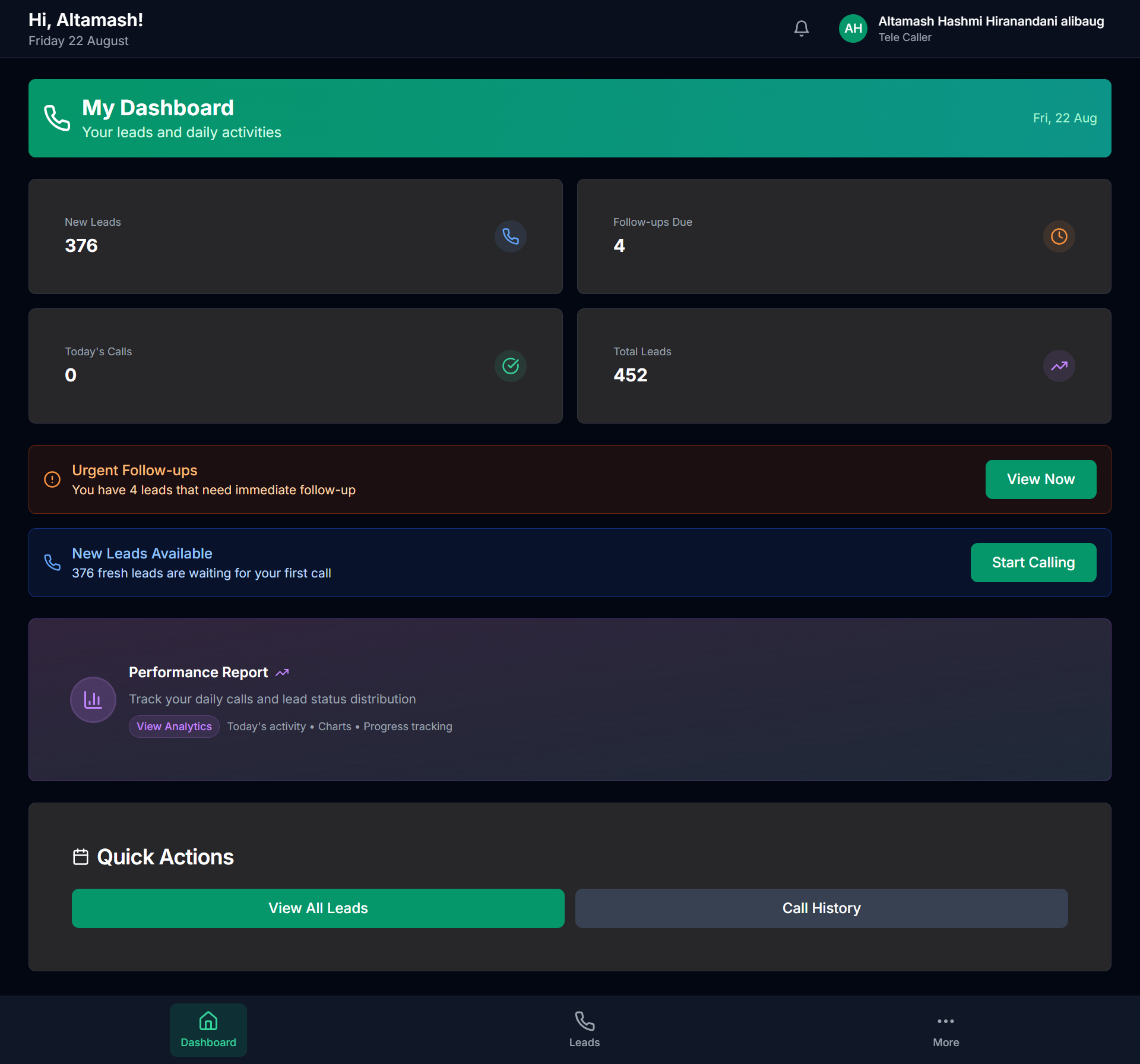PropIQ Caller Management for Channel Partners
